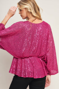 START OF FOREVER SEQUIN TOP