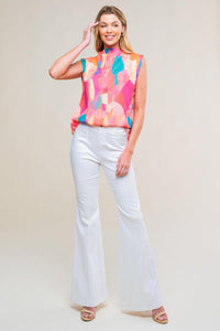 NATURE'S CHARM WOVEN TOP