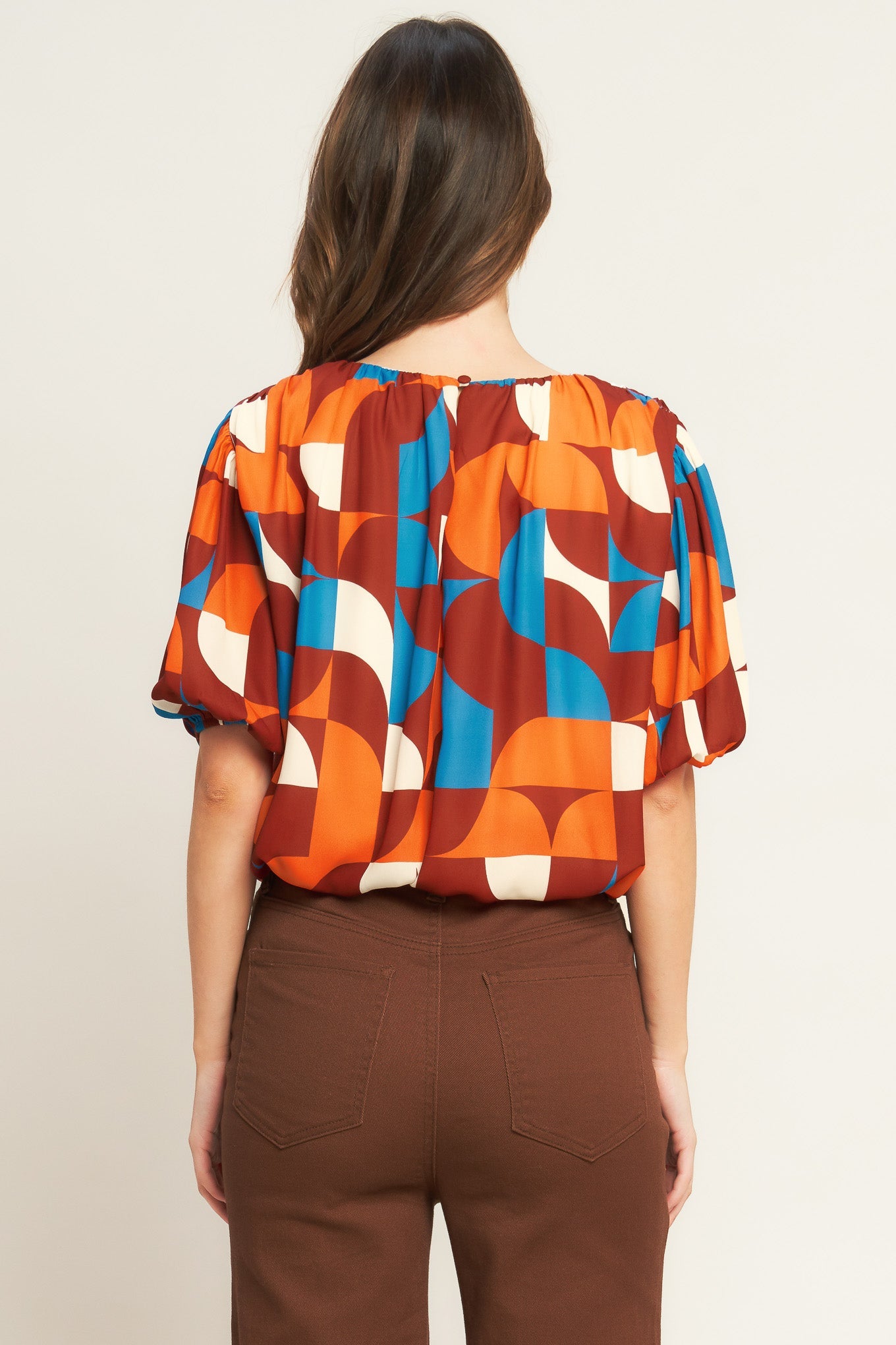 GONE IN A BLINK WOVEN TOP