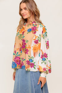 LASTING MEMORIES WOVEN TOP