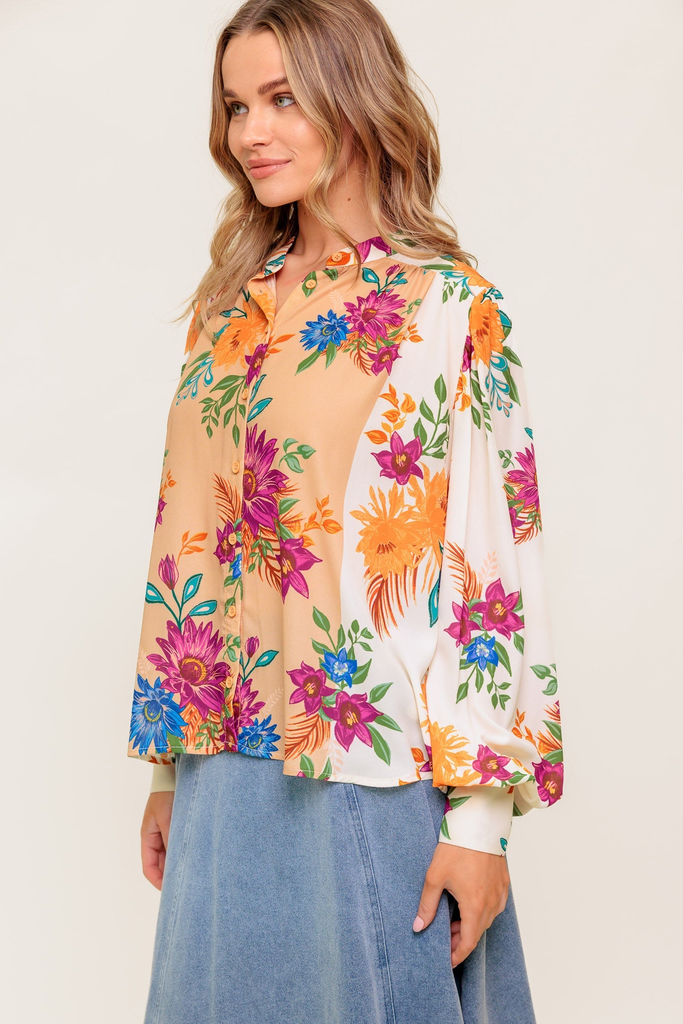 LASTING MEMORIES WOVEN TOP