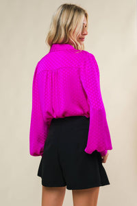 THINK OF ME WOVEN TOP