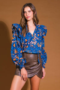 EAGLE CREST WOVEN TOP