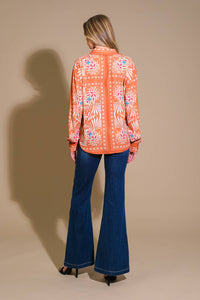 YOU NEVER CAN TELL WOVEN TOP