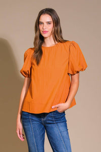 CAROLINA FOREST WOVEN TOP