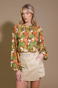 CALL IT LOVE WOVEN TOP