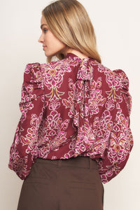 FLOATING ON BY WOVEN TOP