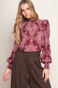 FLOATING ON BY WOVEN TOP