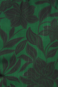 NOIR LEAF GREEN WOVEN TOP