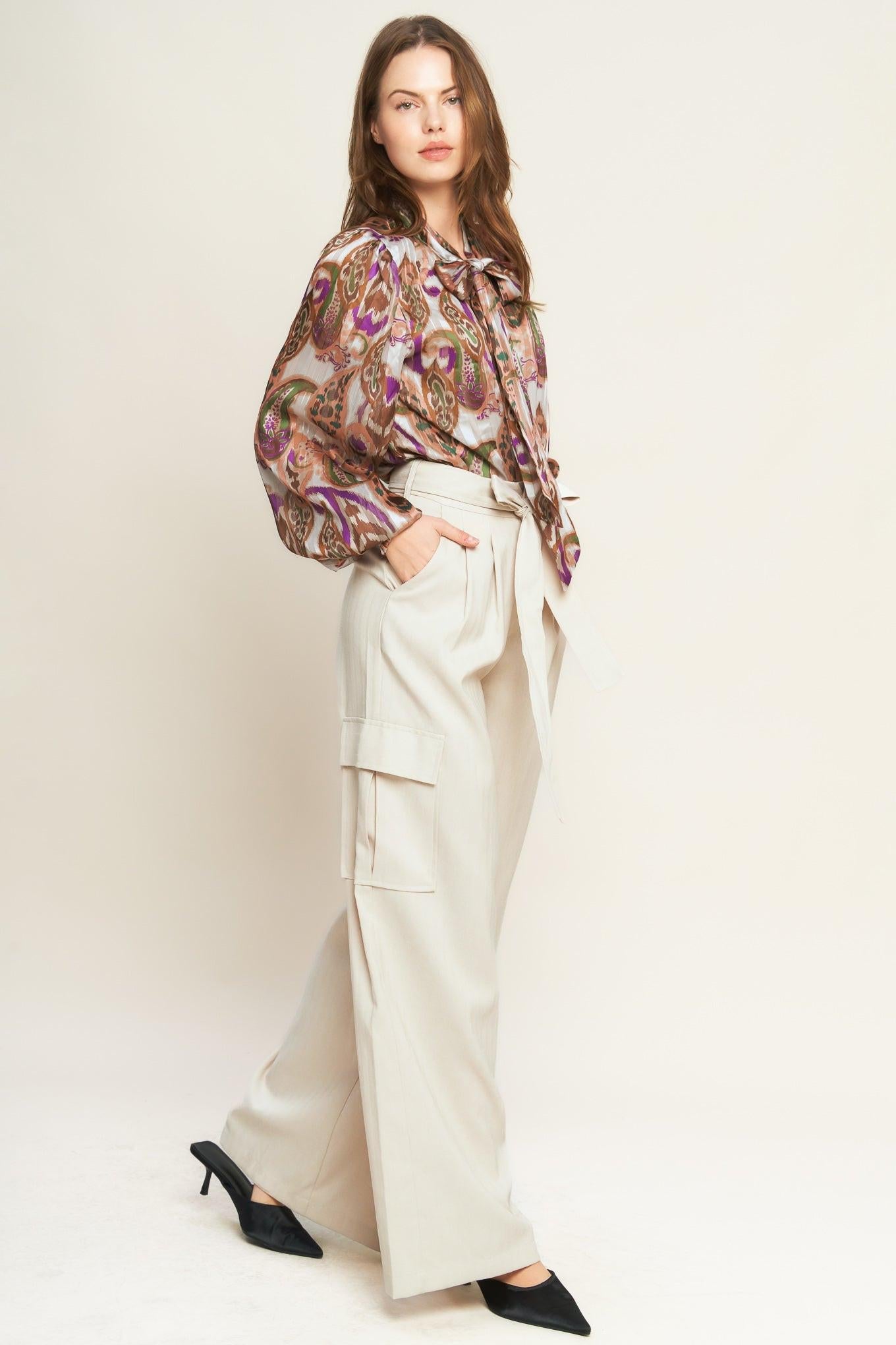 TRY AND TRY AGAIN WOVEN TOP