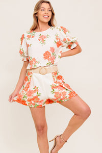 LOVELY DAYS IVORY WOVEN TOP