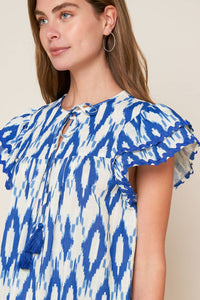 EFFORTLESS SELECTION WOVEN TOP