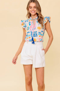 VENTURA VISION WOVEN TOP