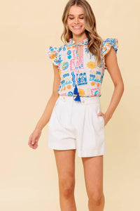 VENTURA VISION WOVEN TOP