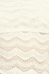 ANGELIC SWEETIE CREAM WOVEN TOP