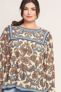 BOHEME MEADOW WOVEN TOP