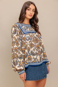 BOHEME MEADOW WOVEN TOP