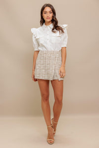 MUSE DETAIL WOVEN TOP