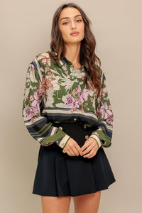 GARDEN CLUB  WOVEN TOP