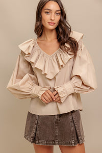 COUTURE CODE WOVEN TOP