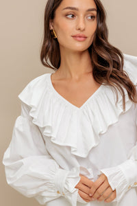 COUTURE CODE WOVEN TOP