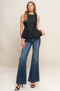 URBAN ELEGANCE WOVEN TOP