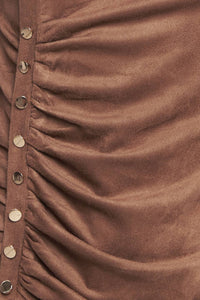 MY EVERYDAY BEST FAXU SUEDE TOP