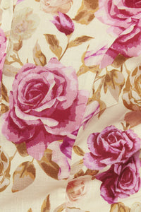 PARISIAN ROSE DREAM WOVEN TOP