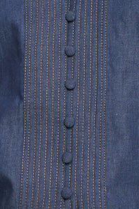 STITCH STORY LIGHTWEIGHT DENIM TOP