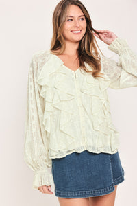 MILK & MOONLIGHT WOVEN TOP