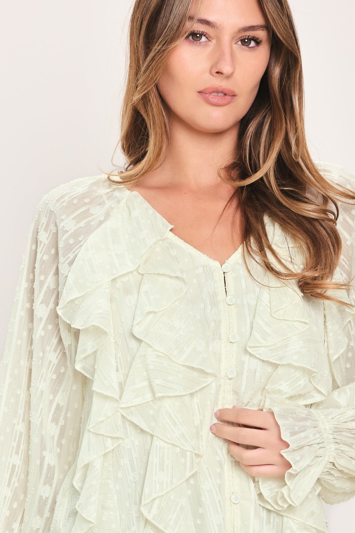 MILK & MOONLIGHT WOVEN TOP