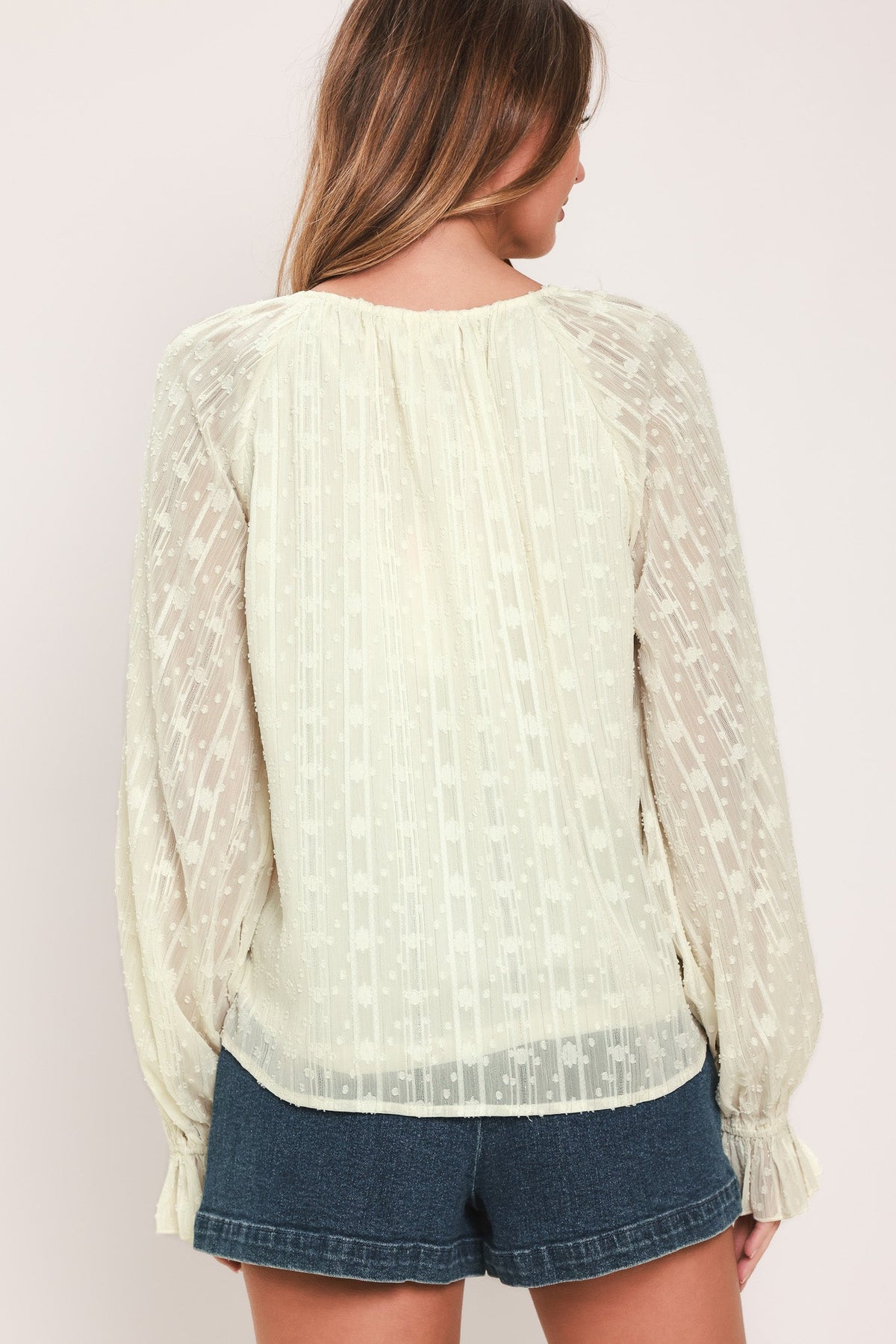 MILK & MOONLIGHT WOVEN TOP