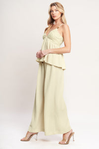 DESERT BLOOM WOVEN TOP