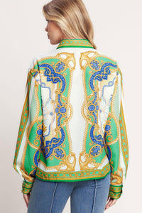 VINTAGE HEIRESS WOVEN TOP