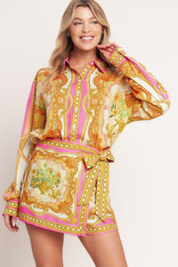 VINTAGE HEIRESS WOVEN TOP