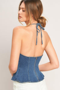 SUNNY DAY DENIM TOP