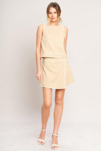 ELEVATED ESSENTIAL WOVEN TOP