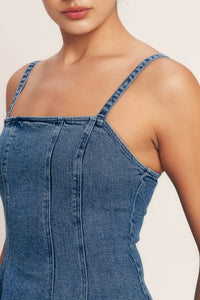 MADE TO FLATTER DENIM TOP