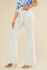 FOREVER YOUR GIRL WHTIE DENIM