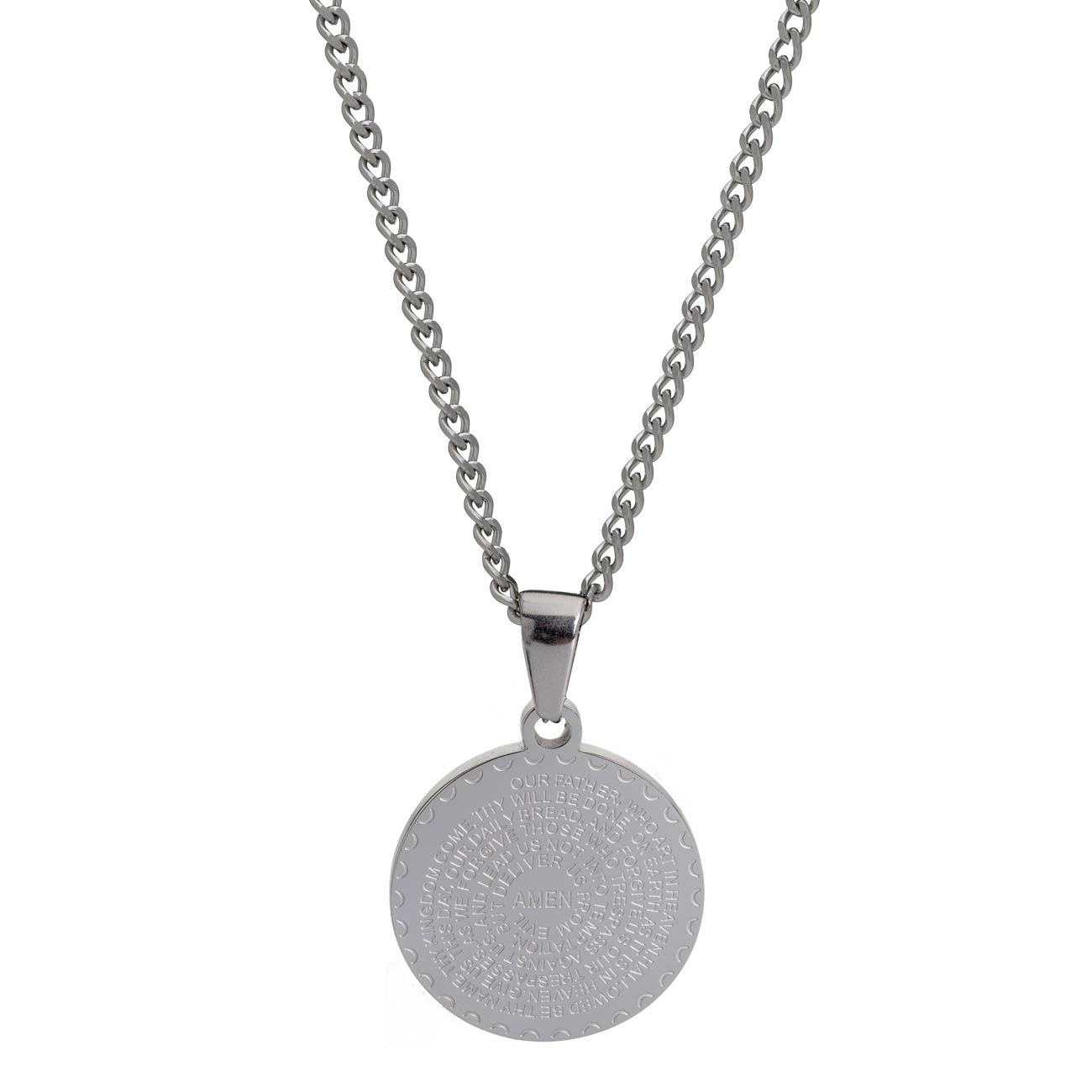 PRAYER WARRIOR NECKLACE SILVER