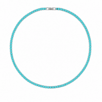 Karla Tennis Necklace - Turquoise