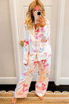 Lori -Bow Long Sleeve and Pants Pajama Set