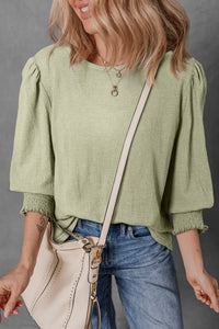 Laurel Green Textured Blouse