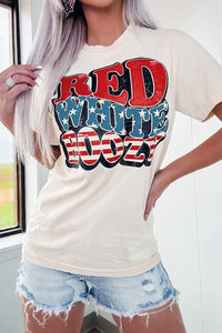 Red White and Boozy Tee
