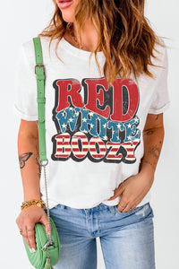 Red White and Boozy Tee