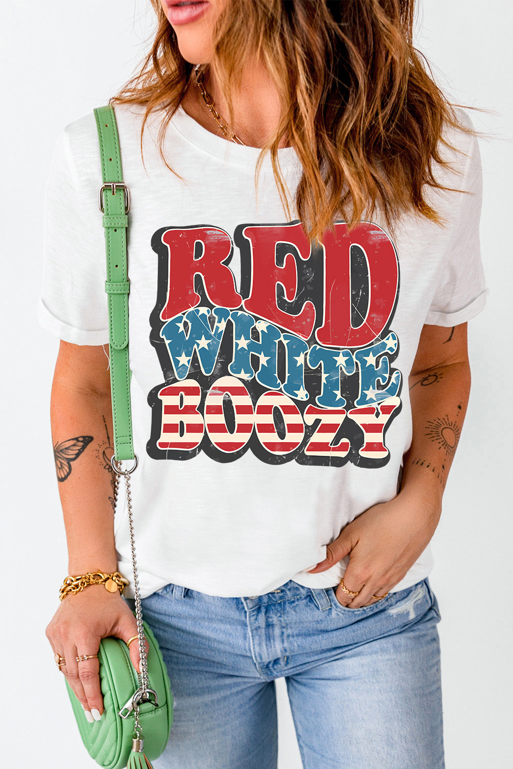 Red White and Boozy Tee