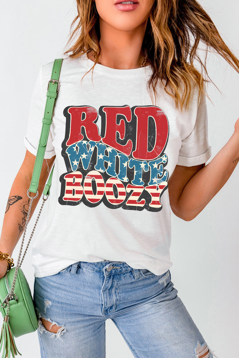 Red White and Boozy Tee