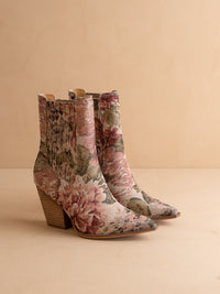 The Lydia | Mauve Tapestry Bootie