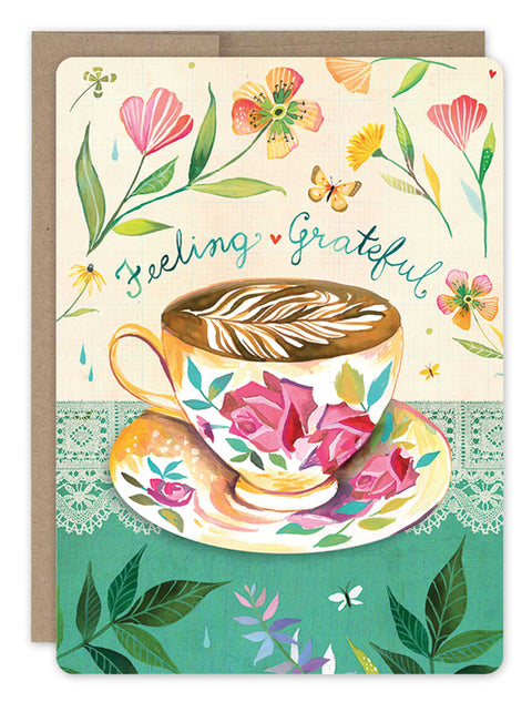 Cappuccino Thank You Card