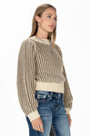 Striped Cropped Sweater